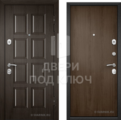 Трехконтурная входная металлическая дверь в офис ДПК-8923
